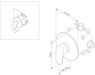 Смеситель AM PM Like F8075000